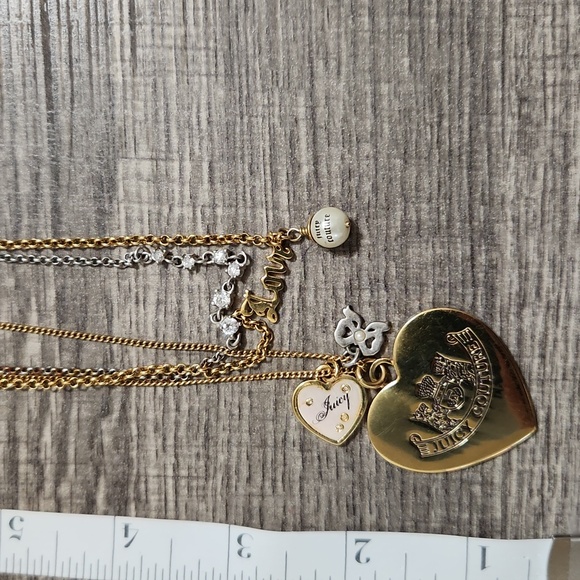 Juicy Couture vintage 3 strand necklace - Picture 2 of 5